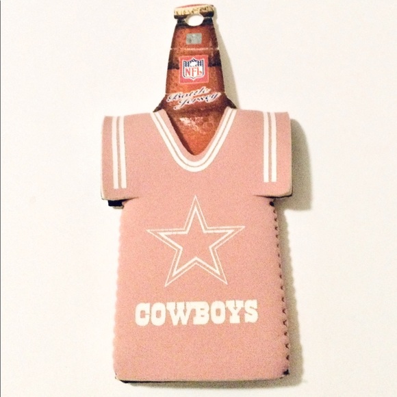 NFL Dallas Cowboys Pink Bottle Cozy *Rare - Picture 1 of 2